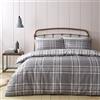 Catherine Lansfield KELSO PINK GREY LENZUOLO SINGOLO 180x280+50x80