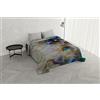 Italian Bed Linen Trapuntino estivo stampa digitale KI-OSA, microfibra, 622, Matrimoniale