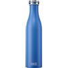 Lurch 240865 - Borraccia termica per bevande calde e fredde, in acciaio inox a doppia parete, 0,75 l, colore: Azzurro