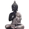 JORAE Statua di Buddha seduto, buddismo thailandese, per meditare, per casa e giardino, scultura decorativa in preghiera, statuette da collezione, 24,1 cm, poliresina