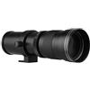 Camnoon Obiettivo Teleobiettivo Zoom F/8.3-16 420-800 mm T Mount con filettatura universale 1/4 di ricambio per fotocamera Canon Nikon Sony Fujifilm Olympus