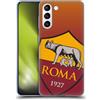 Head Case Designs Licenza Ufficiale AS Roma Gradiente Grafica Crest Custodia Cover in Morbido Gel Compatibile con Samsung Galaxy S21+ 5G