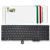 NewNet Keyboards - Tastiera Italiana Compatibile con Notebook Lenovo ThinkPad T540 T540P W540 W541 L540 L560 L570 T550 T560 P50s E531 E540 E545