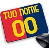 csm informatica Tappetino Mouse Pad gadget compatibile x tifoso Rossoblu #Forza Genoa Maglia personalizzabile Nome numero Serie genova nel cuore (Maglia Genoa nome e numero)