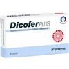 AGpharma Dicofer Plus - Integratore Alimentare a Base di Ferro e Vitamina C - 30 Capsule