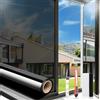 Arthome WALL DECOR Arthome Pellicola per Vetri Finestre Anti-UV 60cmx1000cm, Nero Argento, Controllo del Calore Oscuranti per Finestre Riflettente Adesiva per casa e ufficio Riduzione Abbagliamento solare con strumento