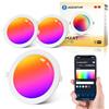 Aigostar 9W Faretti LED da Incasso per Cartongesso, 2 pezzi Faretto Led Incasso, Lampada da Incasso, App Controllo RGB Dimmerabile, Bianco Caldo a 2700-6500K 780LM, Compatibili con Alexa e Google Home