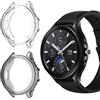ToVioc Cover Compatibile con Xiaomi Watch 2 Pro Custodia Full Protezione, [2 Pezzi] [Anti-Graffio] Shell per Xiaomi Watch 2 Pro - Nero & Trasparente