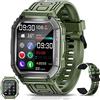CBLBKID Smartwatch da uomo con funzione telefono 1,8 Touchscreen Fitness Watch IP68 Sport Watch con frequenza cardiaca SpO2 Sleep Monitor 14 giorni di batteria per Android iOS Smart Watch Men(verde)