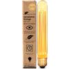 greenandco Lampadina Vintage Edison LED dimmerabile | E27 T30 | ambra | 2,3W 65lm | 1800K luce extra calda | 320° | 230V | nessun sfarfallio