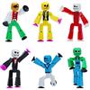 Zing Stikbot Avatar Series 1, set di 6 action figure Stikbot da collezione con stampa UV, crea animazioni stop motion, ideali per bambini dai 4 anni in su