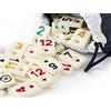 SEMUS Original Star Rummy/Okey - Set di pietre da gioco Okey TASI in melamina extra opacizzata