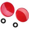 ChromLives Pulsante di Scatto Dell'otturatore Pulsante in Ottone Compatibile con Fuji Fujifilm 11mm Concavo 10mm Superficie Convessa (Combo 2Pack)