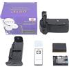 DSTE IR Remote BG-E9H Battery Grip + 2pcs LP-E6 Batteria compatibile con Canon EOS 60D 60Da Fotocamera