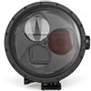 SHOOT Custodia impermeabile con filtro rosso per GoPro Hero 7 Black/Hero 6/Hero 5 Black e impermeabile fino a 45M/147ft