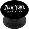 Proud NYC New York NY Locals Visitors Souvenir vintage del merchandising di New York NY PopSockets PopGrip Intercambiabile