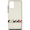 Hilarious Cat Creations Custodia per Galaxy S20+ Funny Cats Walking In A Straight Line Drawing Phone Cover
