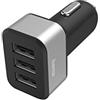 Hama Caricabatterie USB a 3 vie per accendisigari auto 12 V/24 V