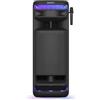 Sony ULT TOWER 10 - Altoparlante Bluetooth per feste con ULT POWER SOUND, bassi profondi, altoparlanti X-Balanced, luci a LED a 360 gradi, microfono wireless, portatile, con maniglia e ruote - Black