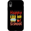 Happy Last Day Of School Apple Bus Gift Custodia per iPhone XR Felice ultimo giorno di scuola