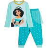 Disney Pigiama da bambina della principessa Jasmine, con pantaloni lunghi Gelsomino 5-6 Anni