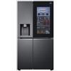 LG - Frigorifero Americano Side By Side GSXV91MCAE Classe E Capacità 635 Litri Colore Matte Black