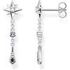 Thomas Sabo Orecchini argento sterling zirconia cubica Donna, Argento, 2,7 cm H2209 945 7, Argento