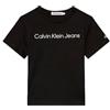 Calvin Klein Jeans Inst. Logo SS T-Shirt IU0IU00599 Magliette a Maniche Corte, Nero (CK Black), 10 Anni Unisex-Bambini e Ragazzi