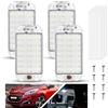 URAQT 4 Pezzi Plafoniera LED Camper, 12V 48 LED 800LM Super Luminosa Illuminazione Interna per Auto LEDs Luce, con Interruttore ON/Off, Lampada Camper per Auto Camion Van Barca Rimorchio Roulotte