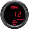 ETOPARS Universale Auto Olio Pressa Manometro 2 Pollici 52mm Pressione Dell'olio Misuratore Digitale Bar Olio Press Indicatore Calibro Rosso Luce