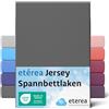 etérea Himmlische Qualität etérea Jersey lenzuolo con angoli 80x160-80x180 cm Antracite Epaisseur 15-20 cm - 100% Cotone - Oekotex materasso Letto copripiumino - lenzuola 80x160cm - 80x180cm Grigio
