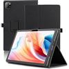 Envibe Custodia per Oscal Pad 50 Wifi, 10.1 inch, Cover Tablet Oscal Pad 50 Wifi, Copertura Protettiva Pieghevole con Supporto per Matita e Cinturino da Polso, Protezione Completa. (Nero)