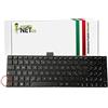 newnet Tastiera Italiana per 0KNB0-612RIT00 9Z.N8SSW.A0E NSK-USA0E Compatibile con i Seguenti Notebook ASUS F553M F555L F555LA F555LD F555LI F555LN P553M X502 X502C X502CA X553M