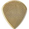 Jim Dunlop DUNLOP - 471PMT MICK THOMSON CUSTOM JAZZ III PLAYER'S PACK/6,Player's Pack da 6 plettri Max-Grip Jazz III signature di Mick Thomson, Formula Nylone Morbida e Flessibile, Colore Gold