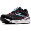 BROOKS Adrenaline GTS 23 GTX, Sneaker Donna, Nero/Rosa/Acqua, 39 EU