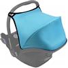 Baby Comfort Parasole impermeabile per bambini, protezione UV, adatto per seggiolino auto Maxi Cosy Cabriofix (turchese)