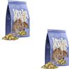 Little One Mangime completo per Degus | Confezione Doppio | 2 x 400 g | Ricco di Fibre lunghe e senza Ingredienti dolci | Contiene Pellet di Fieno, erba Medica essiccata, Pastinaca e Zucchina
