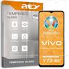 REY Pack 2X Pellicola salvaschermo per Vivo Y72 5G - Y52 5G - IQOO Z3 - T1x - Y33s - 24s - Y21, Vetro temperato, di qualità Premium