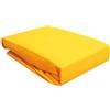 Arle-Living Lenzuolo con angoli elasticizzato per letti ad acqua / boxspring / fuori misura 180 - 200 x 200 - 220 cm in diversi colori, Cotone, Gelb / Yellow / Jaune, 180-200x200-220 cm