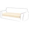 TIANSHU Copriseduta Divano Elasticizzato 3 Posti Copricuscini Divano Velluto Fodera per Cuscino Copridivano Elasticizzato Cuscino per Divano Copri Seduta per Divano (3 Posti, Beige)