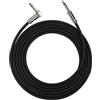 Rayzm cavo per chitarra e basso, cavo mono per strumento TS da 6,35 mm, silenzioso, dritto ad angolo retto maschio (5 metri)