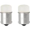 cyclingcolors 2x lampadine LED 12V 21W BA15S 12x led flux 5mm lampada lampadina moto ciclomotore auto