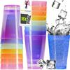 idea-station bicchieri plastica 16 x 300 ml - colorati - bicchieri cocktail - bicchieri birra - bicchieri acqua