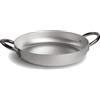 PARDINI - Tegame in alluminio da 32 cm altezza 6.5 cm. Spessore 3 millimetri. Con 2 maniglie. Linea professionale.