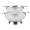 YC Kitchen 2 Colapasta in Acciaio inox, Scolapasta da Cucina con Manici