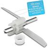 DL-pro Rimorchio 155 mm adatto per Bosch MUM5 MUMS MUMV MUZ5 come 00630760 Pale per robot da cucina