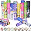 Ainiv 12PZ Medie Caleidoscopio Magico di Carta Classica, Gioco Educativo per Bambini, Giocattolo per Feste, Regalo di Compleanno Capodanno dei Bambini - Random Color