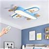 AUCF Plafoniera Cameretta LED Lampada Da Soffitto Aeroplano Lamp Per Bambini Moderna Dimmerabile Telecomando Illuminazione Lampadario Ragazzi E Ragazze Camera Da Letto Soggiorno Studio Sala Da Pranzo Luce