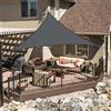 LOVE STORY Vela ombreggiante Triangolare 2x2x2m Impermeabile UV95% | Tenda a Vela in PES resistente, Protezione Solare e Antivento. Perfetta per Esterno,Terrazza,Patio e Giardino.Antracite