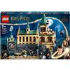 LEGO Harry Potter 76389 La Camera dei Segreti di Hogwarts, Castello Giocattolo Modulare con Sala Grande e Minifigure d'Oro